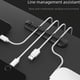 thumbnail image 3 of Organizador de cables de escritorio de silicona fijo Cable de datos Enrollador fijo Organizador de cables de almacenamiento de cable de carga, 3 of 5