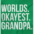 thumbnail image 2 of Worlds Okayest Grandpa Funny Zip Hoodie Sweatshirt Men Brisco Brands X, 2 of 5