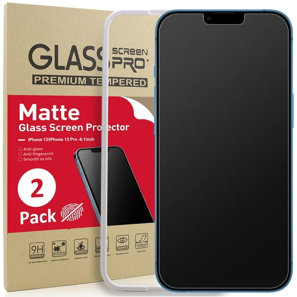 Protector de pantalla Ambison Matte Glass para iPhone 13/13 Pro de 6.1 pulgadas