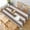 Chocolate Brown and White, variant on Dark Green and White Candy Stripes Rectangle Table Cloth Soft Washable Oblong Tablecloth Covers for Kitchen & Table Linens 60" x 102"
