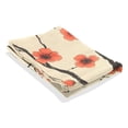 thumbnail image 5 of Yayeee Tapestry Wall Hanging for Bedroom 60" x 40" Living Room Home Wall Art Decor, Red Floral Pattern, 5 of 7