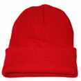 thumbnail image 1 of WEAIXIMIUNG Baseball Cap Blue Unisex Slouchy Knitting Hop Warm Winter Ski Hat, 1 of 2