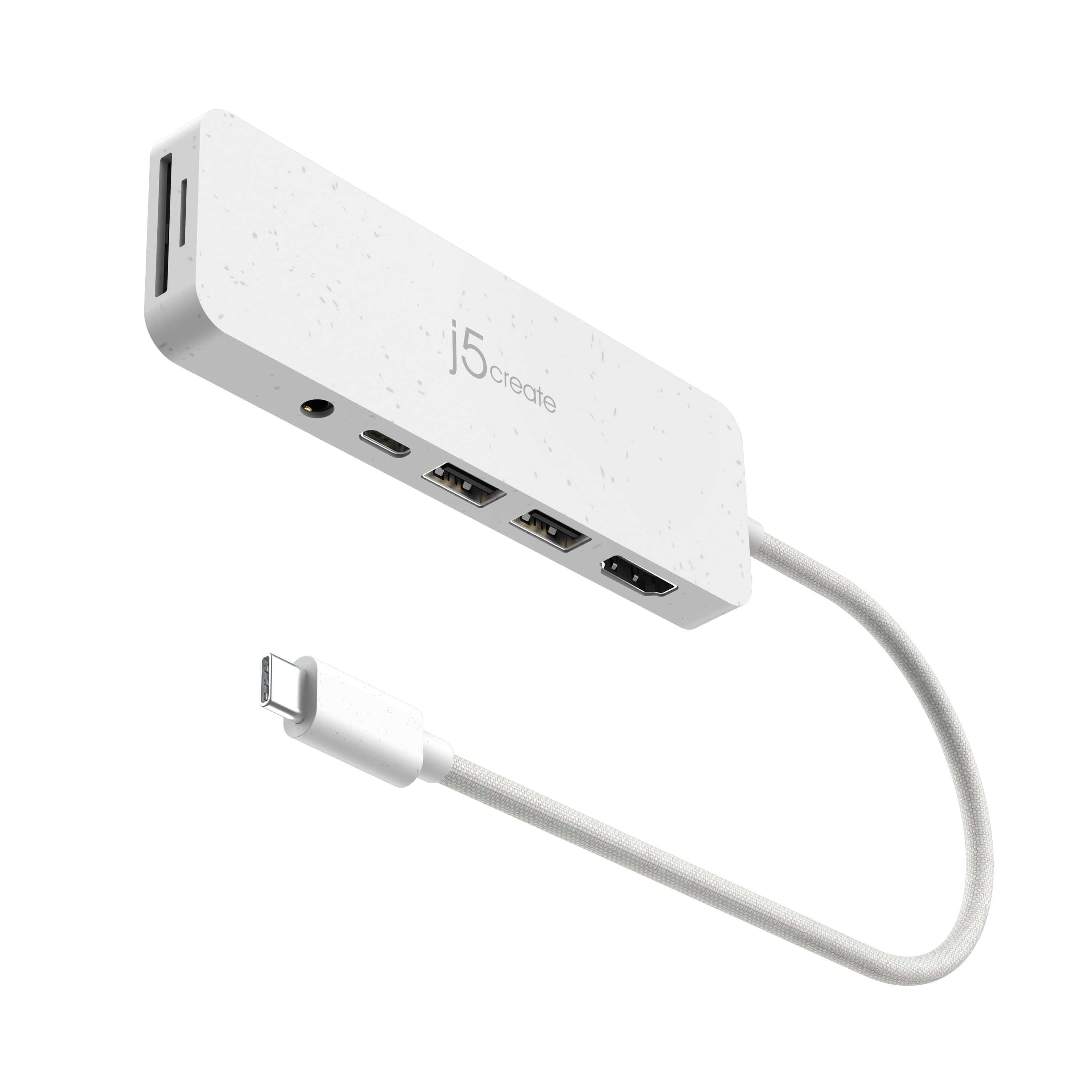 j5create USB-C Multi-Port Hub with Power Delivery, JCD373EW