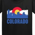 thumbnail image 4 of Inktastic Colorado Flag and Skyline Youth T-Shirt, 4 of 5