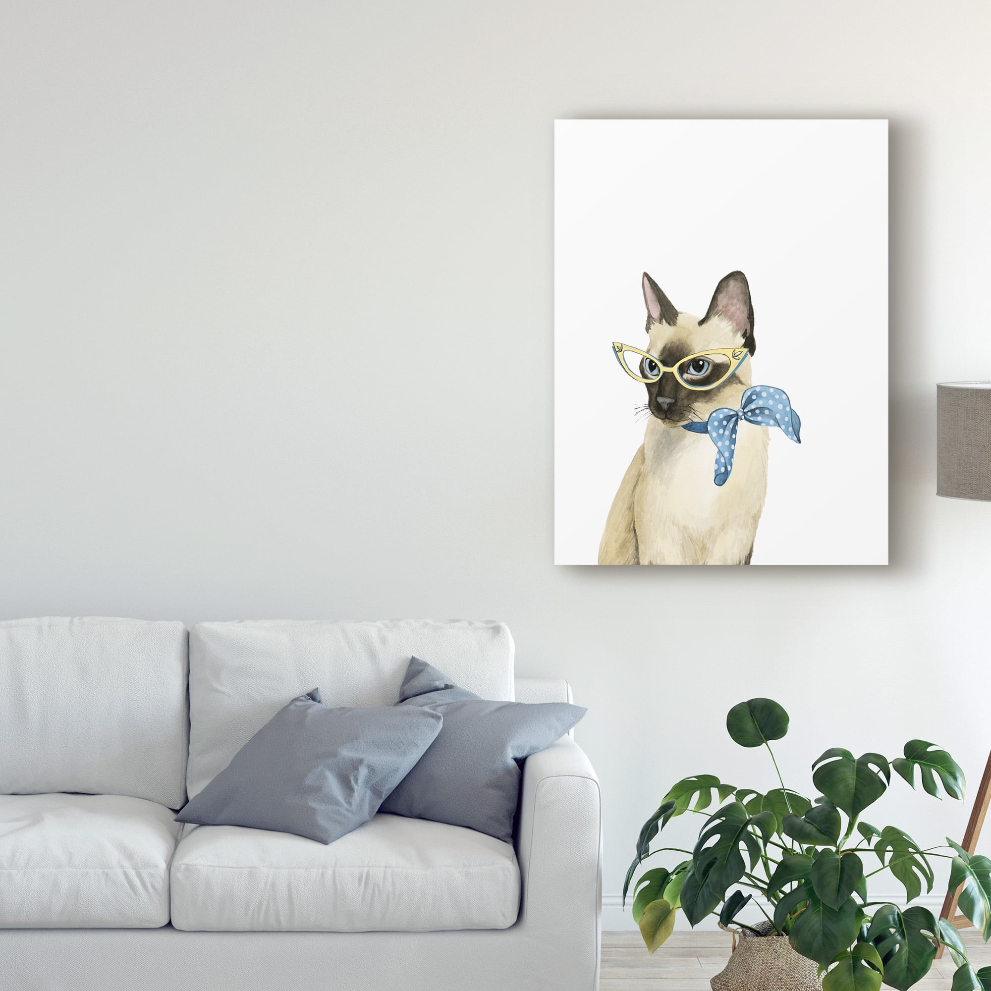 Trademark Fine Art 'Cool Cat II' Canvas Art by Grace Popp