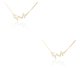 thumbnail image 3 of Collar del zodiaco Jumpingount Escorpio Oro Rhinestone DIY Chic delicado con colgante de tarjeta de exhibición, 3 of 6