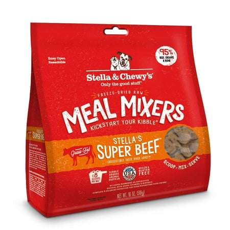 UPC: 0186011000083 | Stella & Chewy s Meal Mixers Super Beef Grain-Free Dry Dog Food Topper  18 oz.