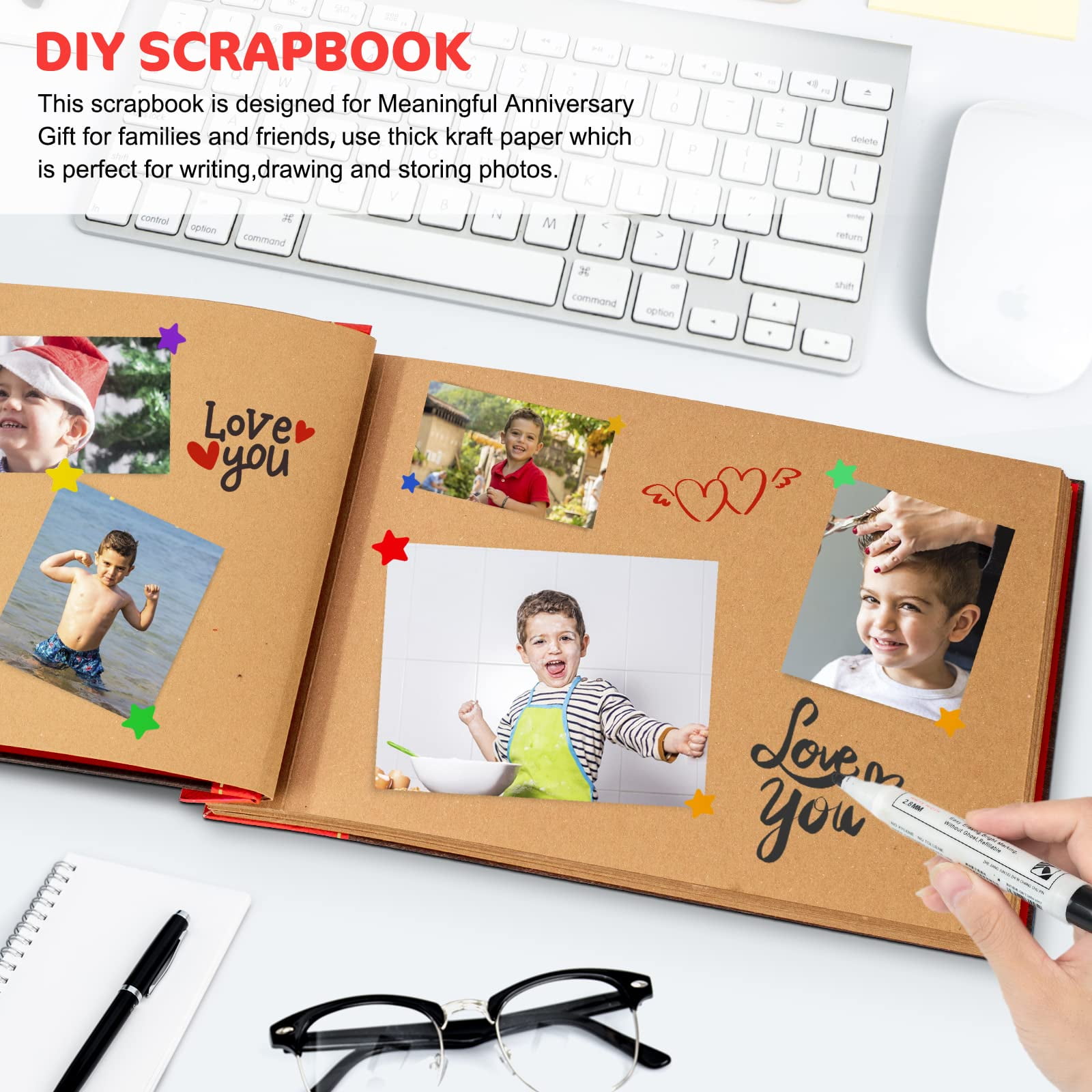 10+ Scrapbook Ideas  Diy photo book, Photo album scrapbooking, Anniversary  scrapbook