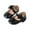 Black, variant on Linfrsh Baby Girls Sandals Ruffle Bowknot Soft Sole Anti-Slip Open Toe Breathable Summer Outdoor First Walking Shoes Baby Sandals(Black,12-18 Months)