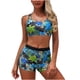 thumbnail image 4 of Conjunto de Bikini de Cintura Alta para Mujeres Sólido sin Espalda de Dos Piezas de Traje de Baño, Diseño de Vendaje con Almohadillas Extraíbles Ropa de Playa, 4 of 7