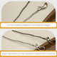 thumbnail image 2 of Palillos de pelo irregulares para niña, decoración de Metal, palillos chinos para el pelo, 2 uds., 2 of 4
