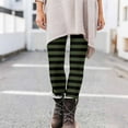 thumbnail image 6 of Women's Halloween Leggings Stretchy Stripe Printed Legging Tights High Wasit Soft Holidays Pants 2025 Trendy, 6 of 8