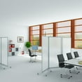 thumbnail image 2 of Paperflow Mobile Partitions, Transparent, 2 of 5