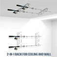 thumbnail image 2 of KUFptva Horizontal 6 Rod Fishing Rod Holder Wall Mounted Fishing Poles Rack for Garage,Wall, Ceiling Rod Stand Easy Install, 2 of 7