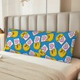 thumbnail image 2 of Fotbe Lovely Duck Funda para Almohada Corporal con Diseño, Funda de Microfibra Ultrasuave de 20x54 Pulgadas, Ropa de Cama Elegante, 2 of 7