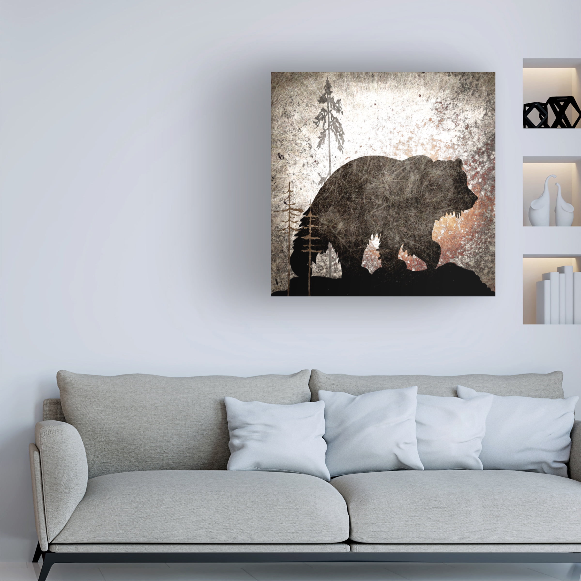 LightBoxJournal 'Calling Bear' Canvas Art