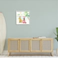 thumbnail image 2 of Stupell Pool Side Cheetahs Fun Wildlife Landscape Painting White Framed Art Print Wall Art, 2 of 7