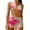 Beige, variant on Women's Two Piece Swimsuit Set Printed Tummy Control Swimsuits with Padded Bra Supportive Bathing Suits
