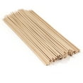 thumbnail image 4 of BambooMN 5mm Semi-Point Candy Apple Bamboo Skewers - 12" (30cm) - 300 Pieces, 4 of 13