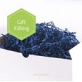 thumbnail image 3 of PACKHOME Crinkle Cut Paper Shred Filler, 0.5 lb(8oz), Navy Blue Shredded Paper for Gift Wrapping, 3 of 7