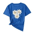 thumbnail image 5 of Sokhug Women's Fashion T-Shirts Funny Fish Graphic Crew Neck Tees Summer Casual Lightweight Breathable Athletic Tops, 5 of 6