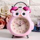 thumbnail image 4 of Reloj despertador para niños, bonito búho de dibujos animados, despertador con campana sonora, reloj de escritorio sin tic-tac con luz nocturna, ecológico, resistente a caídas, 4 of 5