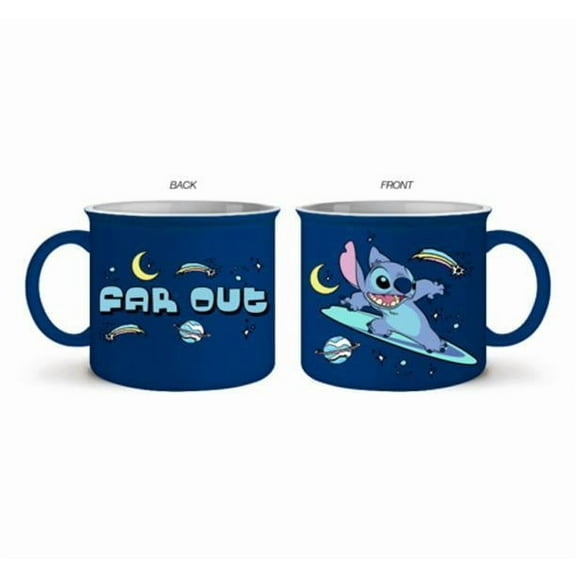 Lilo And Stitch Far Out 20 oz Ceramic Camper Mug