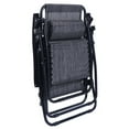 thumbnail image 5 of Spaco Outdoor Folding Zero Gravity Reclining Lounge Chair with Utility Tray-Gray, Zero Gravity Recliner Portable Outdoor Reclining Chair for Patio Beach Deck Garden Pool Black, 5 of 9