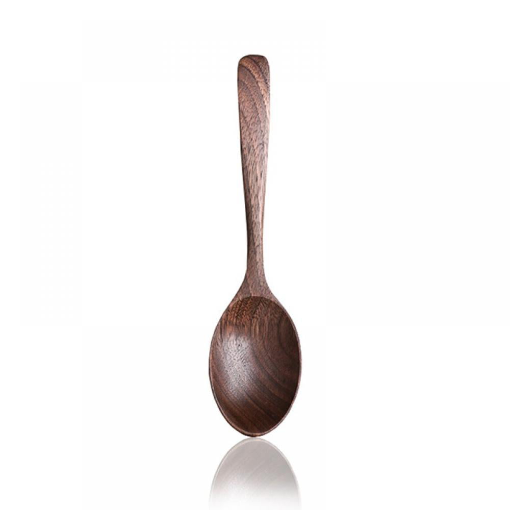 Wooden scoop Walnut Wood Teaspoon Wooden utencil Cooking Small Mini Serving Hand carved spoon Kitchen Coffee Wooden gift