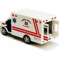 thumbnail image 3 of 5" Kinsfun Ambulance Rescue Team Truck W/ Open Doors Diecast Model Toy, 3 of 3