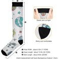 thumbnail image 3 of GZHJMY Space Compression Socks, Women Men Long Stocking (20-30mmHg), Travel Knee High Stockings for Athletic Sports,Running,Cycling,Nursing, 3 of 7