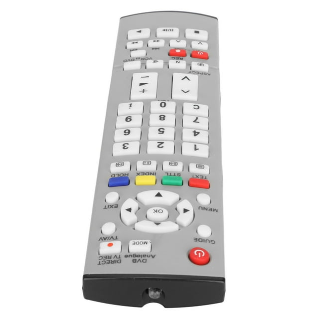 TV Remote Control, Battery Powered Remote Control Replacement Comfortable Grip Multifunctional Easy To Use for Plasma Viera HDTV for DVD Players