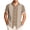 Khaki-casual button down shirts for men, variant on Hfnxid Mens Summer Button Down Shirt Big and Tall Short Sleeve Shirts Color Block Work Tshirt Summer Cuba Beach Tee