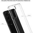 thumbnail image 2 of GHSDFBB for Samsung Galaxy S23 Case, Silicone Soft TPU Bumper and Transparent Hard PC Case [Shockproof] [Anti-Scratch] Slim Lightweight Cover/Coque-Clear, 2 of 6
