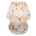 thumbnail image 1 of Lámpara de Cristal con Forma de y Flores de Colores, Lámpara de Escritorio Decorativa Retro , Luz de USB para Mesita de Noche D, 1 of 5