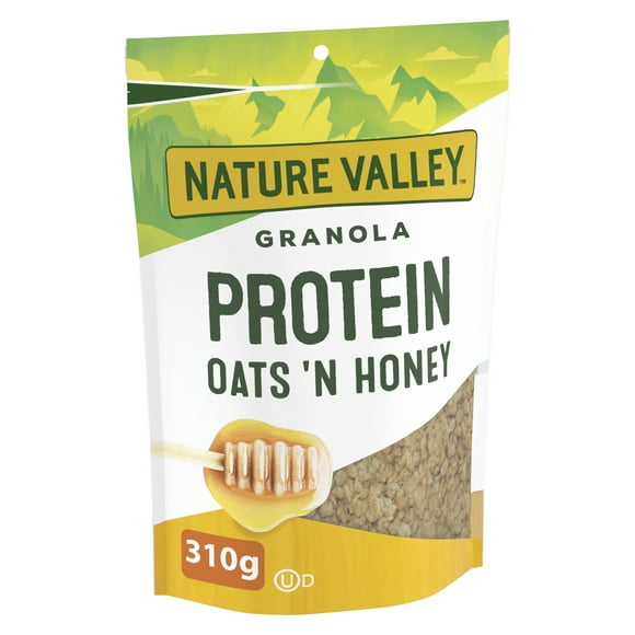 Nature Valley Protein Granola, Oats 'n Honey, Healthy Snack and Cereal, 310 g, 310 g