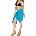 thumbnail image 2 of HAPPY BAY Women's Bikini Skirt Sarong Swimwear Cover up Bathing suit Summer Wraps Swimsuit Beach Wrap Coverups for Women One Size Short Sky, 2 of 4
