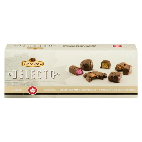 Ganong Delecto Assorted Milk Chocolates, 265 g