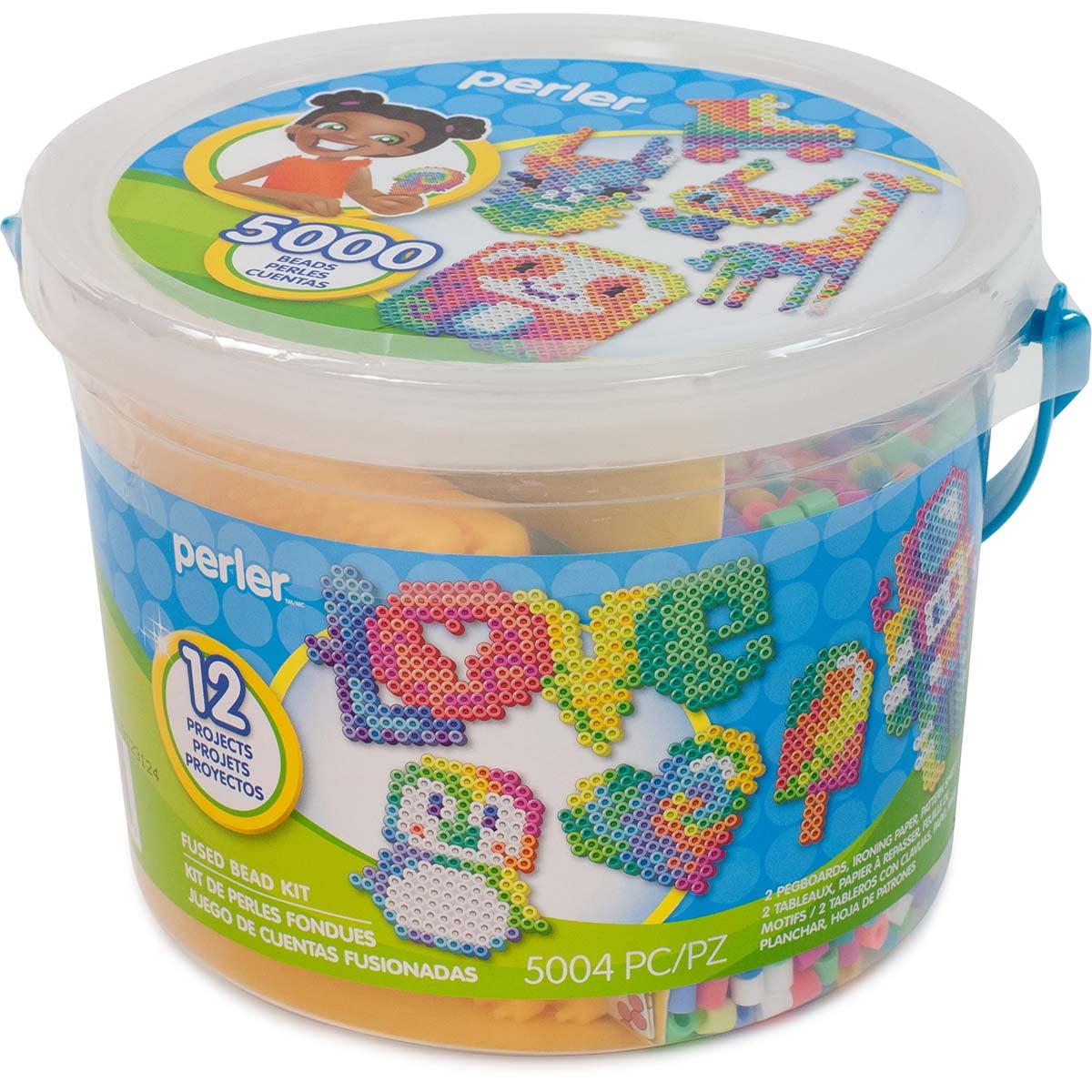 Perler Fused Bead Kit Bucket Small Tie Dye