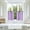 Lilac, variant on Gorgeous Home Linen 2pc Short Half Window Foam Lined Backing Grommet Panels Kitchen Tier 28"x 36"(each) Lilac