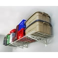 thumbnail image 2 of MonsterRAX Steel Wall Mounted Shelf - 18" D x 36" L - 500 lb Weight Capacity (Set of 2), 2 of 6