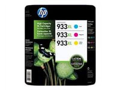 HP 932XL Original High Yield Inkjet Ink Cartridge, Cyan, Magenta, Yellow, 3  Pack, Inkjet, High Yield, 3 Pack 