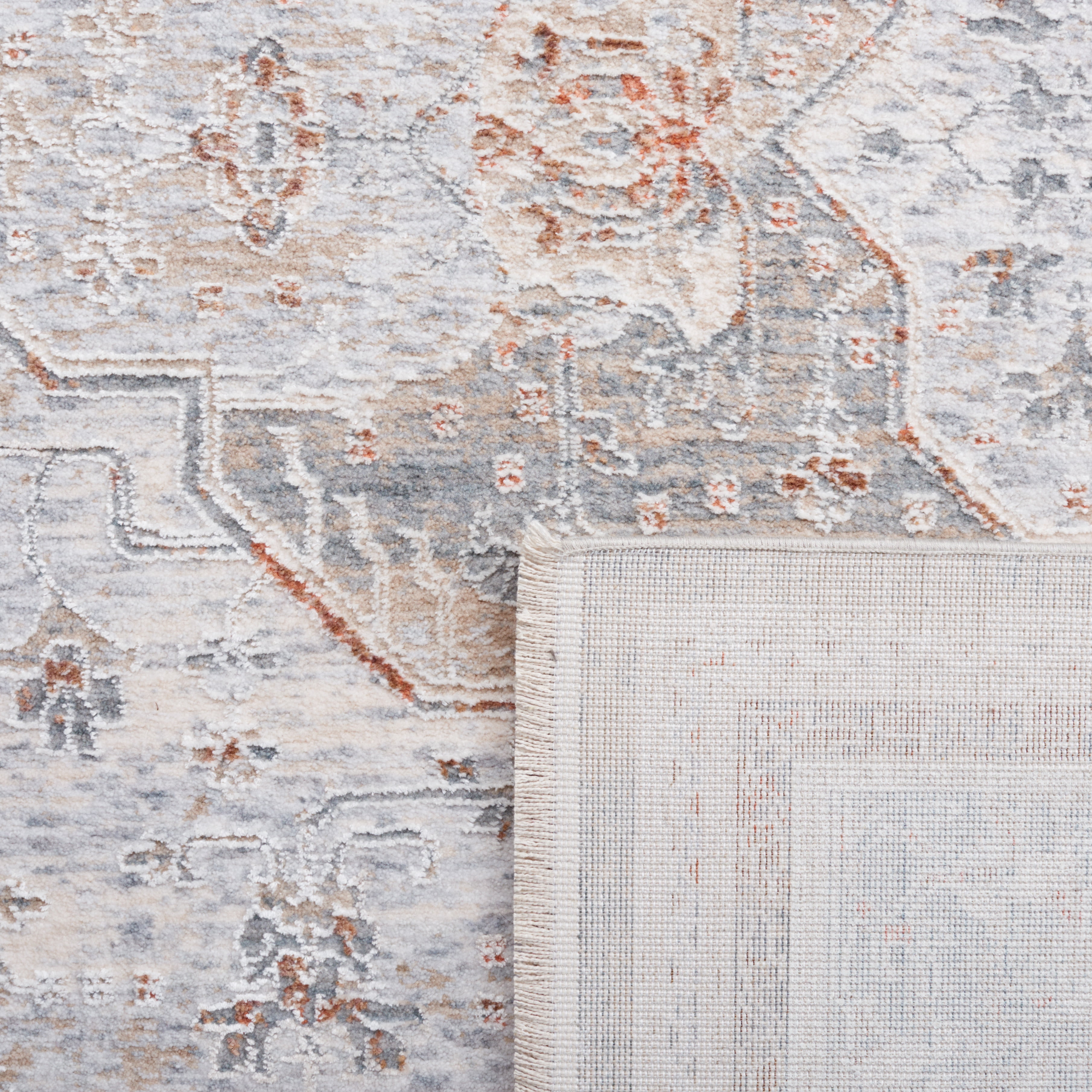 SAFAVIEH Marmara Frances Oriental Area Rug, Beige/Blue Rust, 4' x 6'