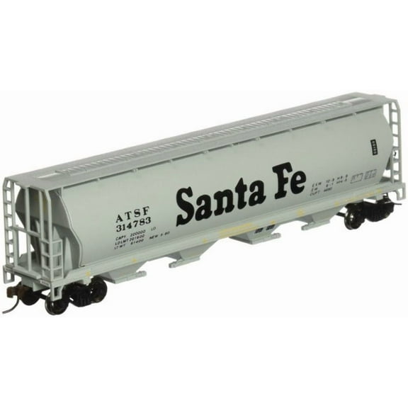 Bachmann-Canadian Cylindrical 4-Bay Grain Hopper - Ready to Run - Silver Series(