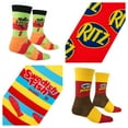 thumbnail image 4 of Crazy Socks, Fun Socks for Men Women, Snack Food & Candy, 8 Pair Crew, Large, 4 of 6