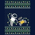 thumbnail image 2 of Boy's Wall-E Eve Ugly Sweater  Graphic Tee Navy Blue Small, 2 of 4