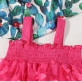 thumbnail image 6 of QUOTAY Baby Girl Romper Sleeveless Summer Bodysuits Casual Outfit for 0-24 Months Soft Breathable and Comfortable Toddler Clothes 03_Hot Pink,12-18 Months, 6 of 6