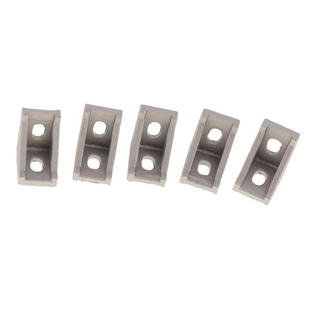 

5 Pcs two holes Corner Bracket Gusset Extrusion Profile with Slot 2028