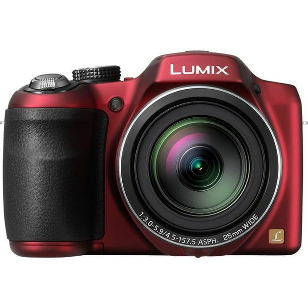 Panasonic Lumix DMC-LZ30 16 Megapixel Bridge Camera, Red - Walmart.com