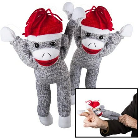 Slingshot Flying Monkey - 2 Flying Screaming Sock Monkeys Toy Launch 50ft Superfly Slingshot Kids Tarzan
